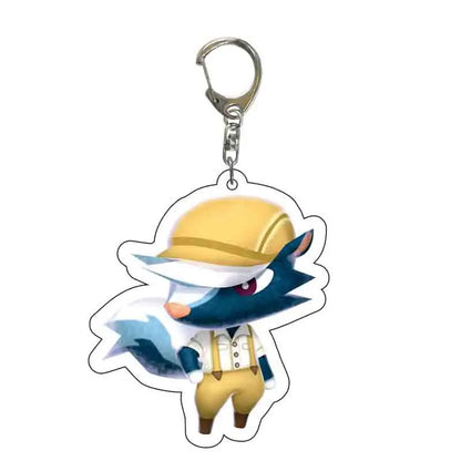 Anime Animal Crossing: New Horizons Acrylic Keychain Cartoon Character Pendant, Suitable for Bag and Keys gift Perfect Gift Fans