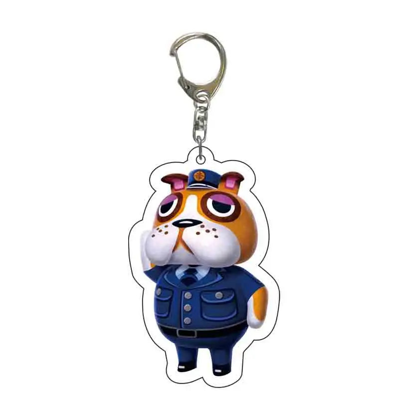 Anime Animal Crossing: New Horizons Acrylic Keychain Cartoon Character Pendant, Suitable for Bag and Keys gift Perfect Gift Fans