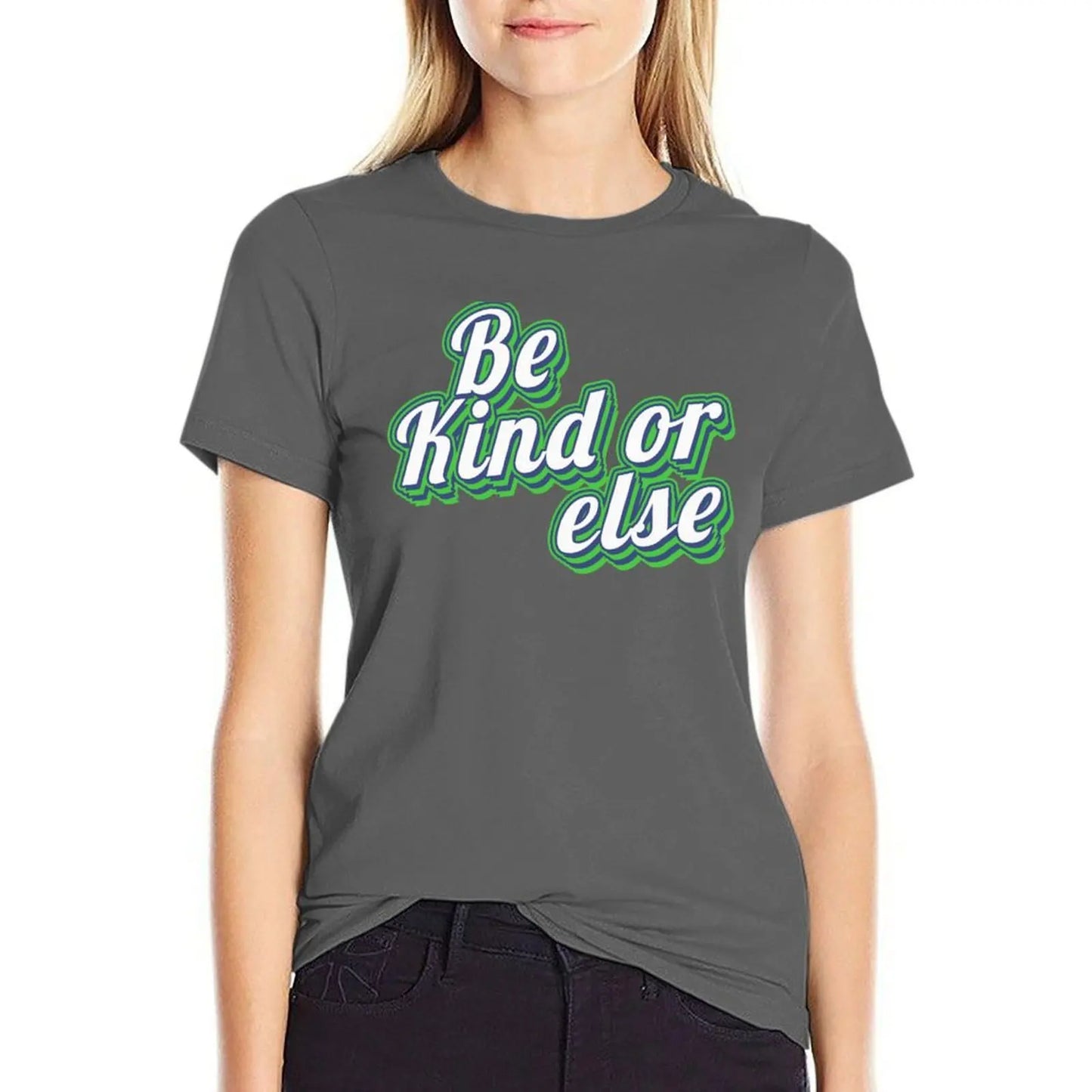 Be kind of else - Green Plumber T-Shirt cute tops female vintage clothes t-shirts for Women cotton