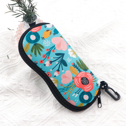 Marble Butterfly Pattern Glasses Soft Cloth Bag Sunglasses Bags Glasses Box Bag Women Zipper Fabric Eyeglasses Case Eyewear Case