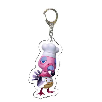 Anime Animal Crossing: New Horizons Acrylic Keychain Cartoon Character Pendant, Suitable for Bag and Keys gift Perfect Gift Fans