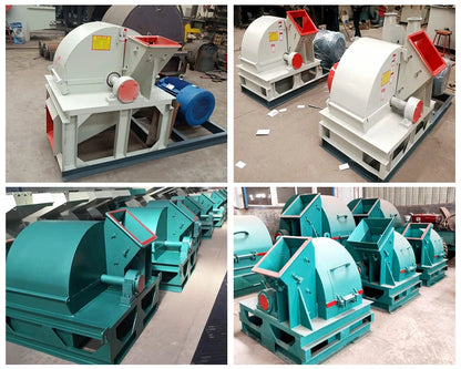 Forestry Machinery Mobile Industrial Wood Chipper Shredder Crusher Machine Making Sawdust Good Performance Wood Crusher