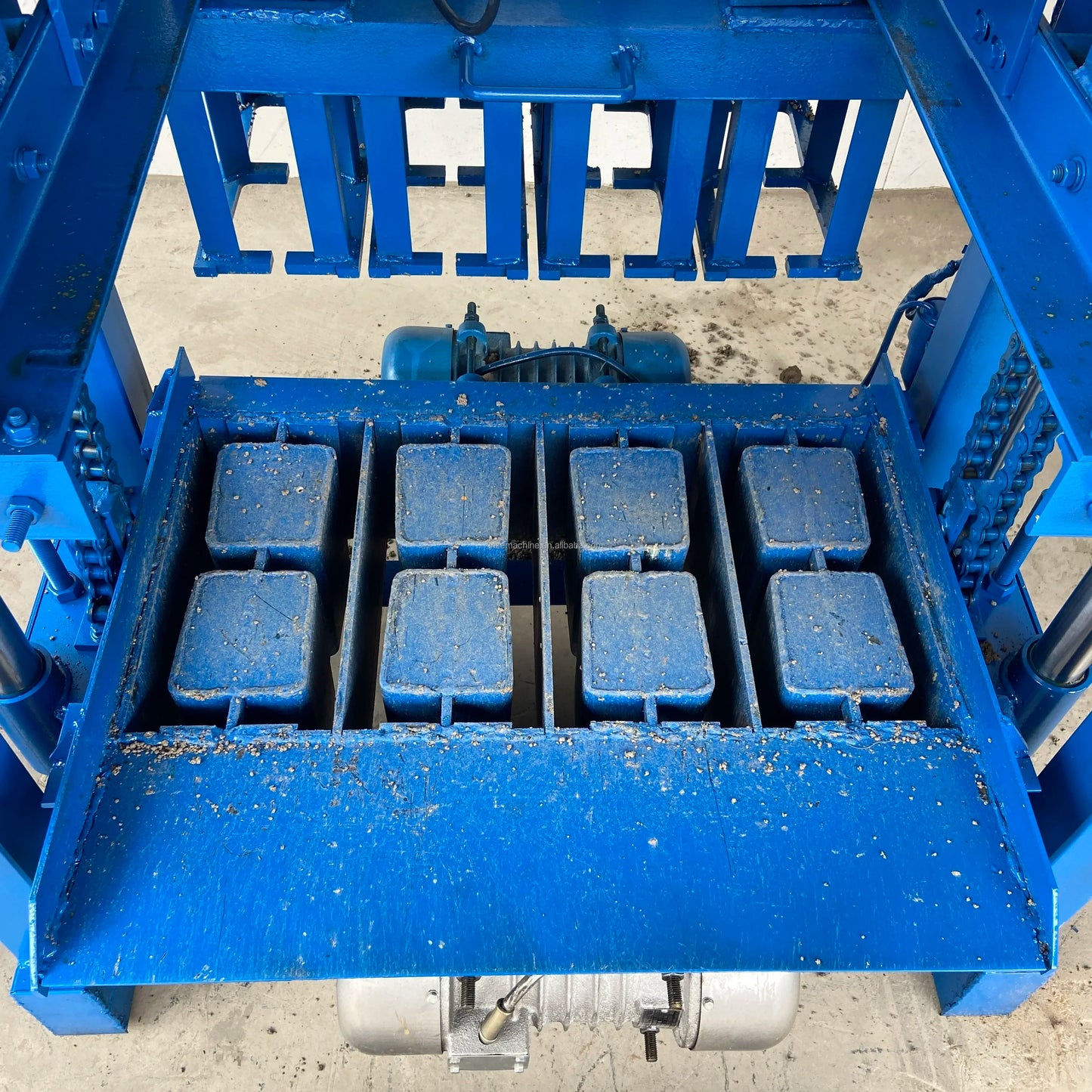 Automatic Hollow Cement Brick Making Machinery Concrete Mixing Block Making Cement Blocks Producing Machines