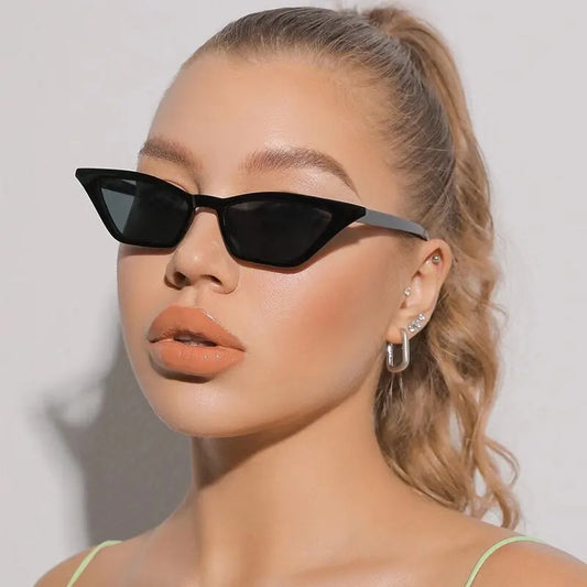 New Cat Eye Sunglasses Women Black Luxury Design Eyewear Female Party Glasses Fashion Retro Driving UV400 Sunglasses