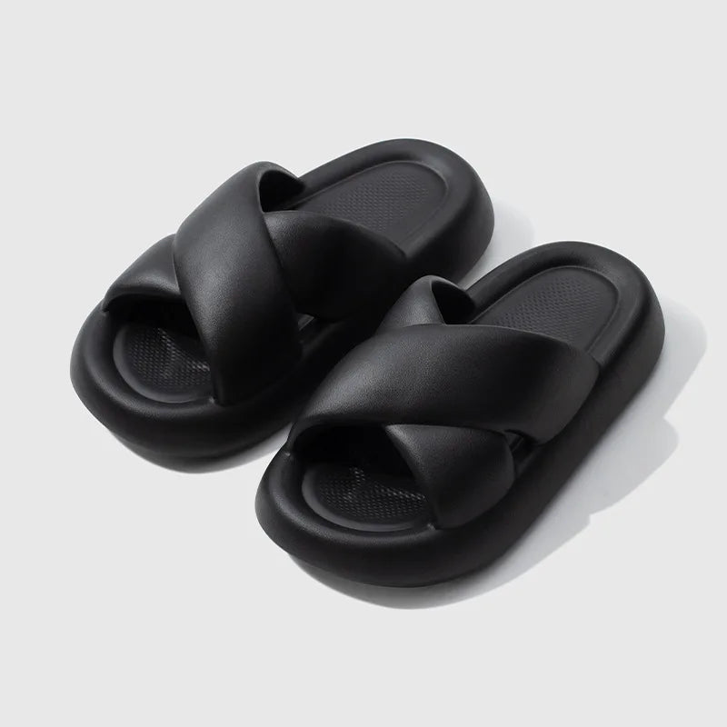 Summer fashion Men Women Indoor Slippers Floor Flat Shoes Indoor Eva Flip Flops Female Non-slip Bathroom Home Slippers Outdoor