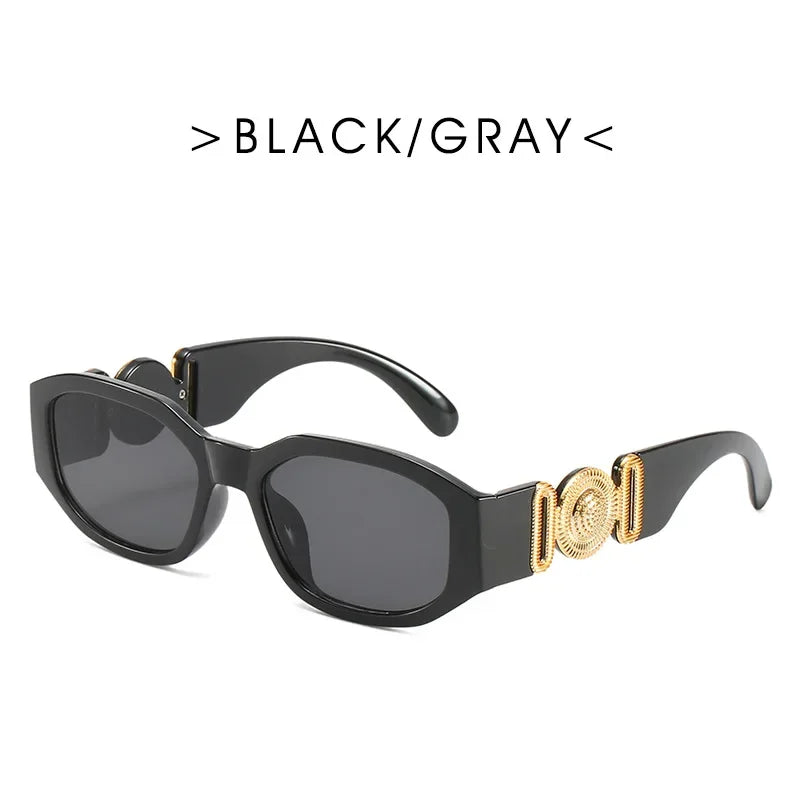 Vintage Square Luxury Small Frame Sunglasses Men Women Rectangle Design Fashion Square Sun Glasses Shades Vintage Glasses