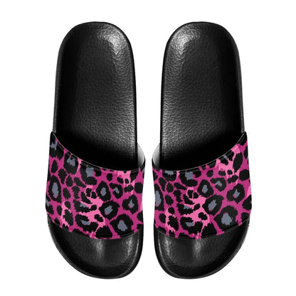 Lightweight Men Beach Leopard Print Slippers Household Bath Sandals Comfort EVA Sole Anti-Slip Design Fit Casual Everyday Wear