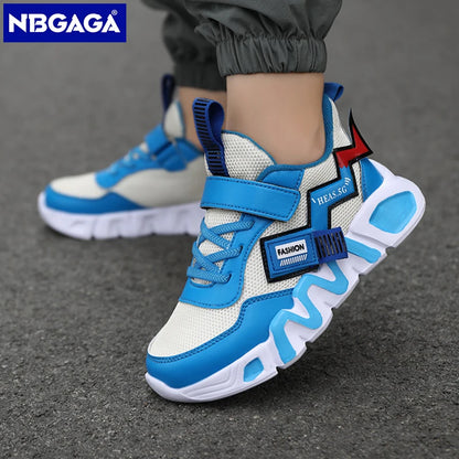 Cartoon Kids Shoes for Boys Mesh Sneakers Children Casual Sport Little Boy Running Tenis Yellow School Student Shoes 2023