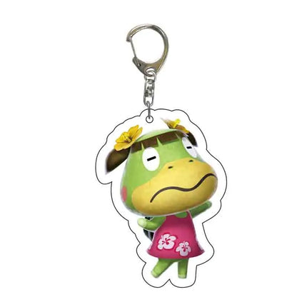 Anime Animal Crossing: New Horizons Acrylic Keychain Cartoon Character Pendant, Suitable for Bag and Keys gift Perfect Gift Fans