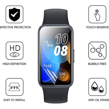 Full Screen Protector for Huawei Watch band 9 8 Smart Watch Soft HD TPU Thin Hydrogel Film for Huawei Band 7 6 Accessories