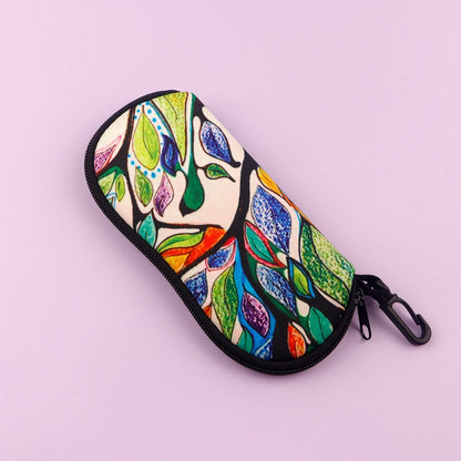 Marble Butterfly Pattern Glasses Soft Cloth Bag Sunglasses Bags Glasses Box Bag Women Zipper Fabric Eyeglasses Case Eyewear Case