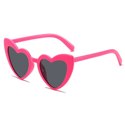 2024 New European and American Girl Love Sunglasses Beach Peach Heart Birthday Photo Cross border Fashion Sunglasses