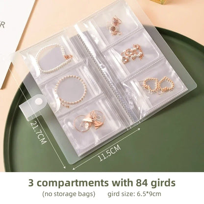 10Pcs Jewelry Organizer Bags PVC Transparent Earring Pendant Necklace Bracelet Jewelery Storage Pouch Anti-Oxidation Ziplock Bag