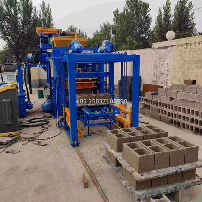 YG Full Automatic Block Brick Making Machine Construction Concrete Block Brick Making Machinery Production Line Price for USA