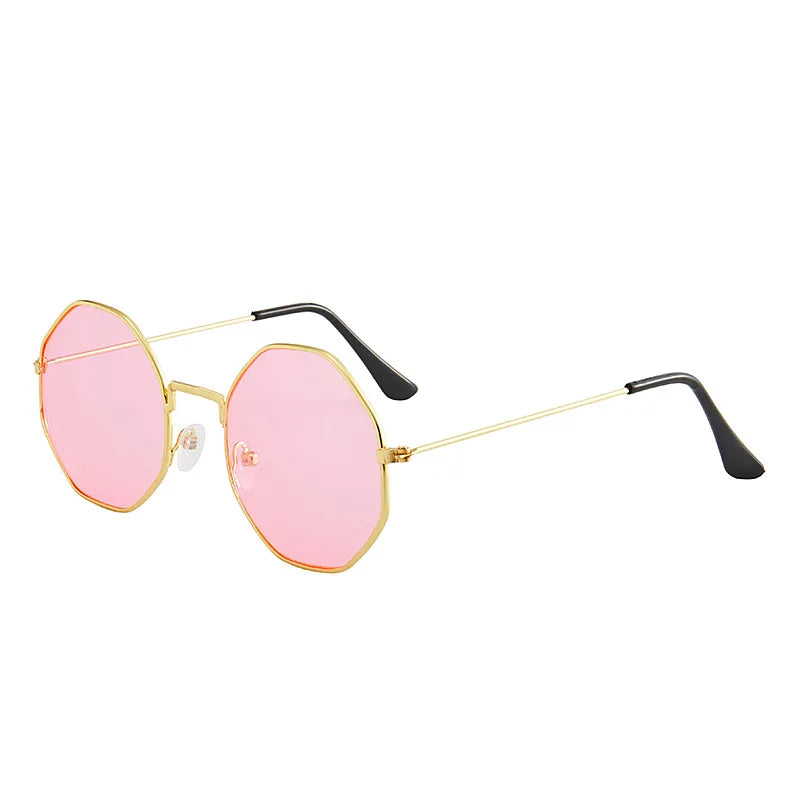 Luxury Round Colors Sunglasses for Women Sun Glasses Rimless Fashion Sun Glasses Ladies UV400 Metal Curved Temples Eyewear Очки