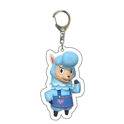 Anime Animal Crossing: New Horizons Acrylic Keychain Cartoon Character Pendant, Suitable for Bag and Keys gift Perfect Gift Fans