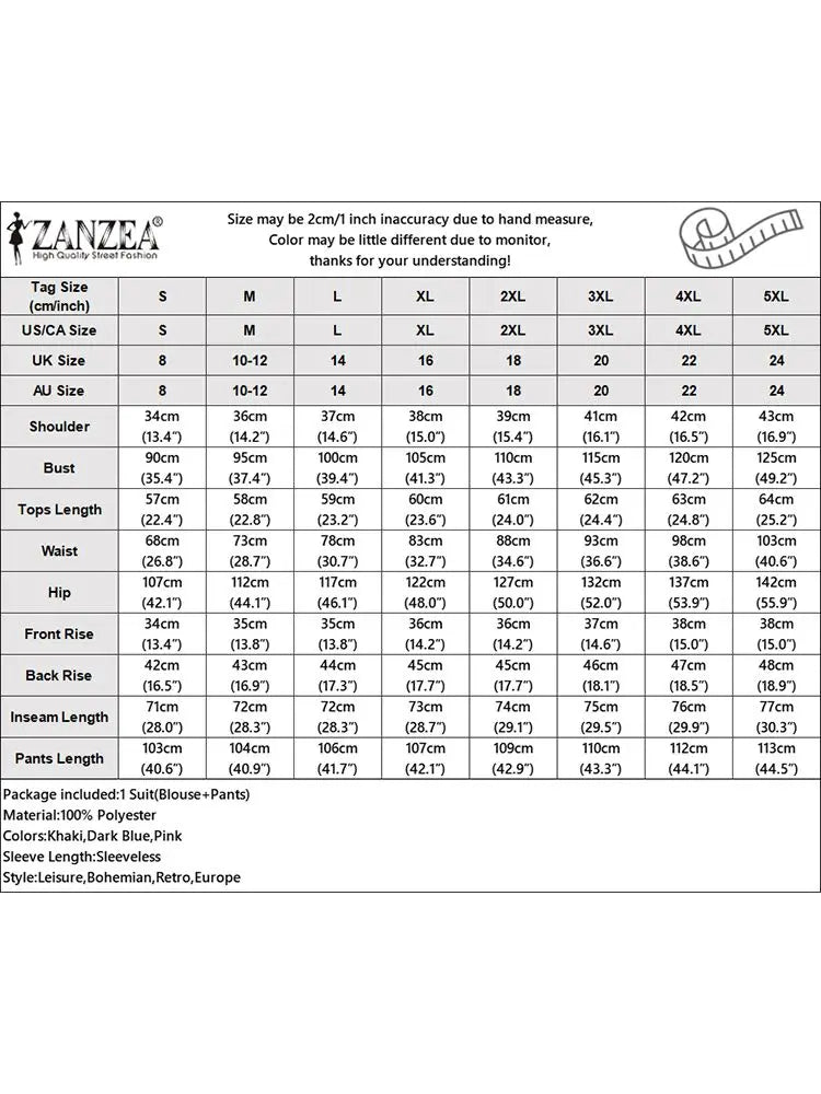 ZANZEA Women Pant Sets Irregular Buttons Vests Wide Leg Trouser Pant Suits Stylish Elegant 2pcs Outfit Streetwear Office Tops