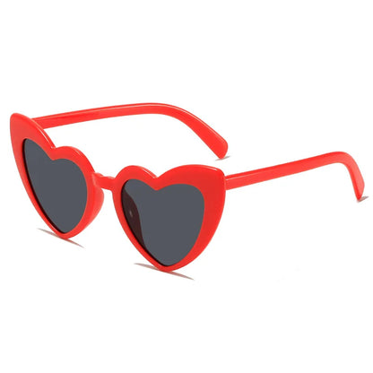 2024 New European and American Girl Love Sunglasses Beach Peach Heart Birthday Photo Cross border Fashion Sunglasses