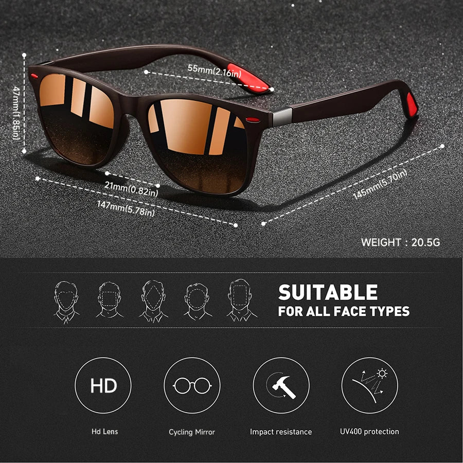 3 PCS Fashion Retro Metal Square Frame Sunglasses Men Ladies 's Luxury Brand Designer Sunglasses Anti-Glare Retro Eyewear UV400