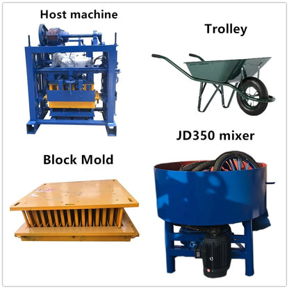 YG Block Making Machine Semi Automatic Hollow Hallow Concrete Cement Brick Make Machinery