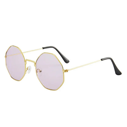 Luxury Round Colors Sunglasses for Women Sun Glasses Rimless Fashion Sun Glasses Ladies UV400 Metal Curved Temples Eyewear Очки