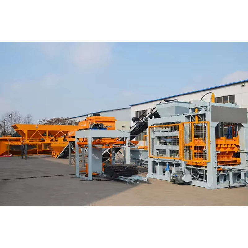 YG Factory Price QT8-15 Full Automatic Concrete Block Making Machine Hollow Block Brick Mould Clay Brick Making Extruder Machine