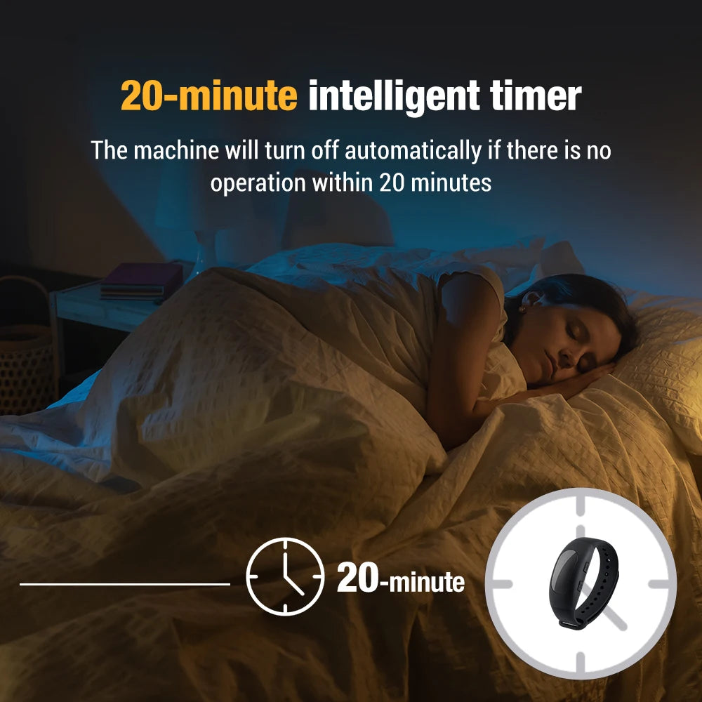 Smart Micro-current Pulse Insomnia Hypnosis Device Sleeping Wristband EMS Sleep Aid Watch