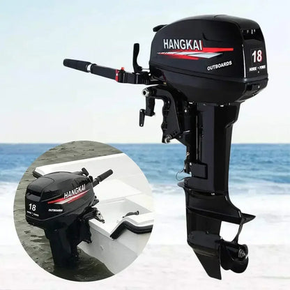 2/4 Stroke Boat Motor Heavy Duty 3.5/3.6/6.5HP Fishing Boat Engine with Air Cooling System for Shallow Water/Deep Water