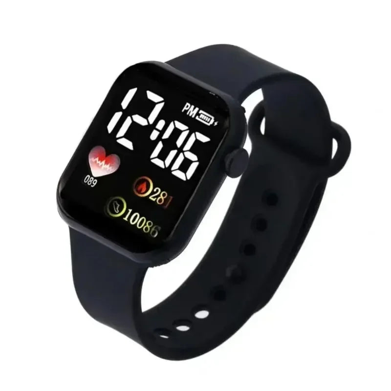 LED Sports Watches Smart Watch for Men Women Digital Wristwatches Casual Silicone Montre Femme Relojs Para Mujer Gifts