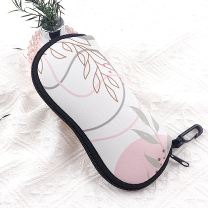 Marble Butterfly Pattern Glasses Soft Cloth Bag Sunglasses Bags Glasses Box Bag Women Zipper Fabric Eyeglasses Case Eyewear Case