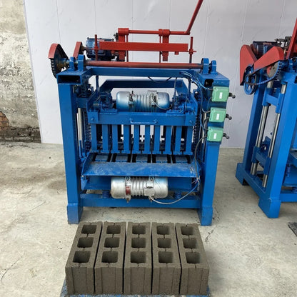 Automatic Hollow Cement Brick Making Machinery Concrete Mixing Block Making Cement Blocks Producing Machines