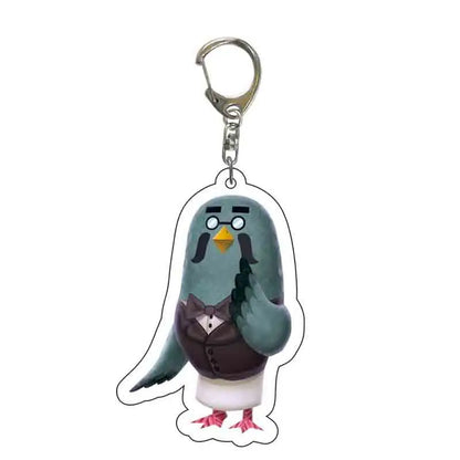 Anime Animal Crossing: New Horizons Acrylic Keychain Cartoon Character Pendant, Suitable for Bag and Keys gift Perfect Gift Fans