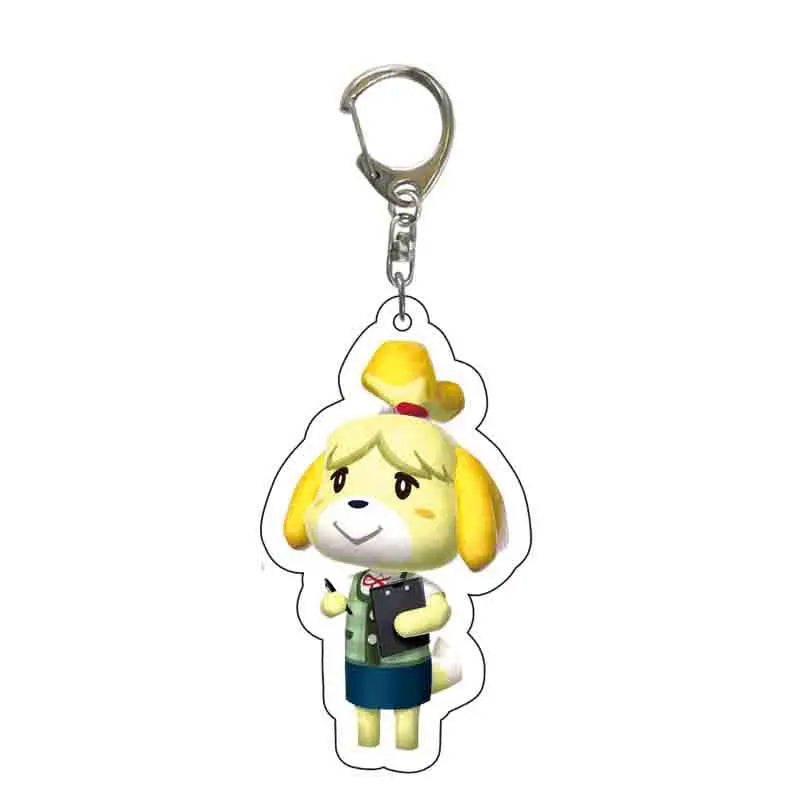 Anime Animal Crossing: New Horizons Acrylic Keychain Cartoon Character Pendant, Suitable for Bag and Keys gift Perfect Gift Fans