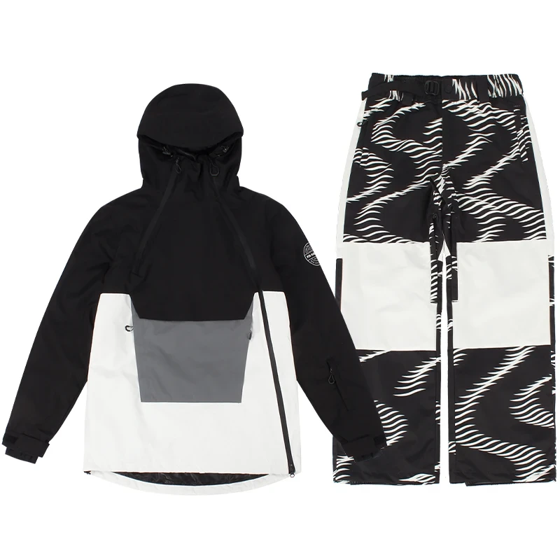 Women Ski Jacket Pant Men Snowboard Suit Winter Clothing Trouser Windproof Waterproof Outdoor Sport Wear for Couple Mountain Set - Afbeelding 18