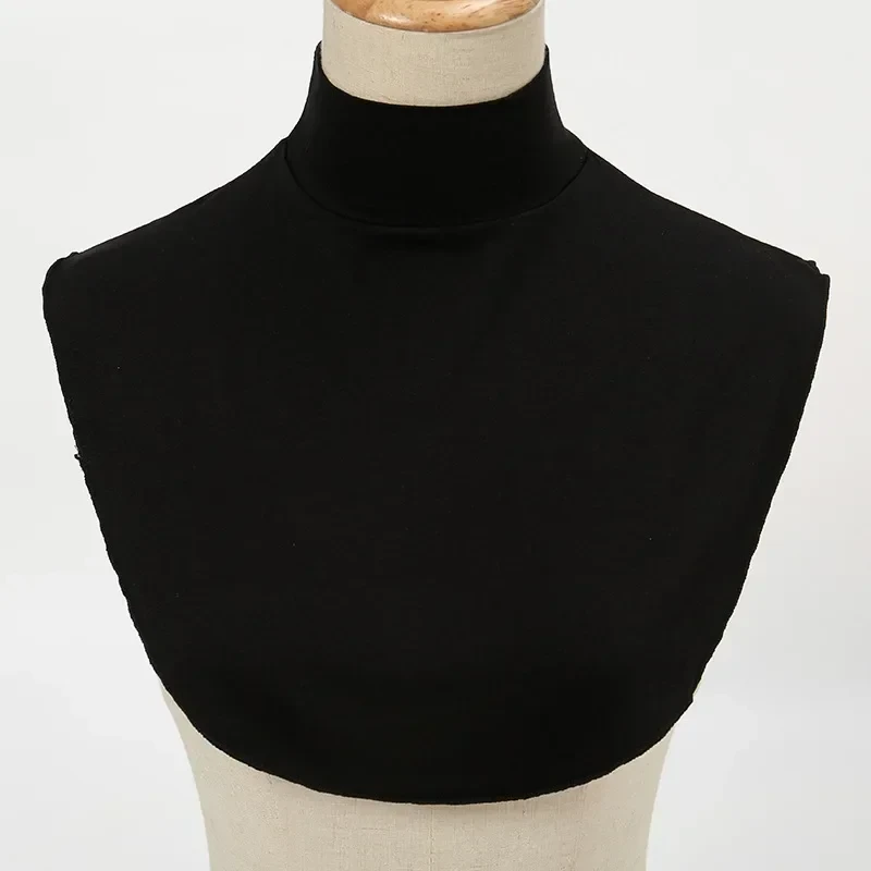 Solid Modal Turtleneck Fake Collar Extensions Neck Half Top Block Plain Winter Warmth High Neck Cover Clothing Accessories Gift - Afbeelding 6