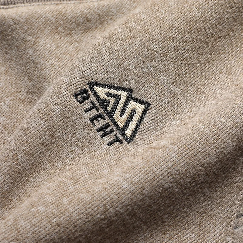 Autumn Winter Men's Fake Two Pieces Pullovers Long Sleeve Sweater Shirts V Neck Fleece Embroidery Thick Warm Knit Casual Wear - Afbeelding 4