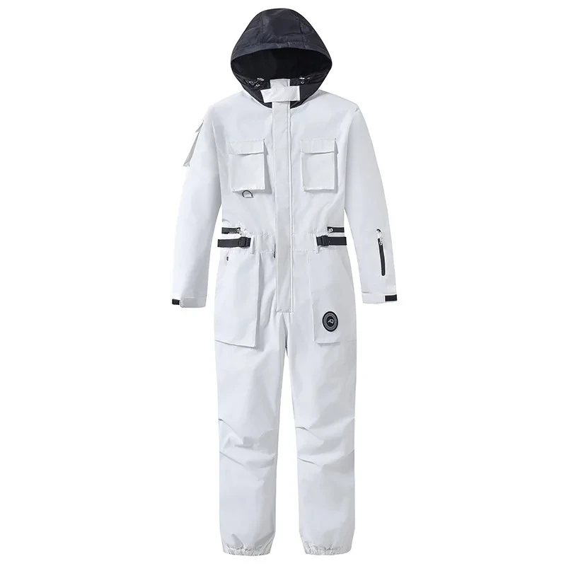 One-piece Ski Suit for Women And Men Thickening Snowboard Overalls Winter Windproof Waterproof Jumpsuit Clothing Skiing Suit - Afbeelding 7