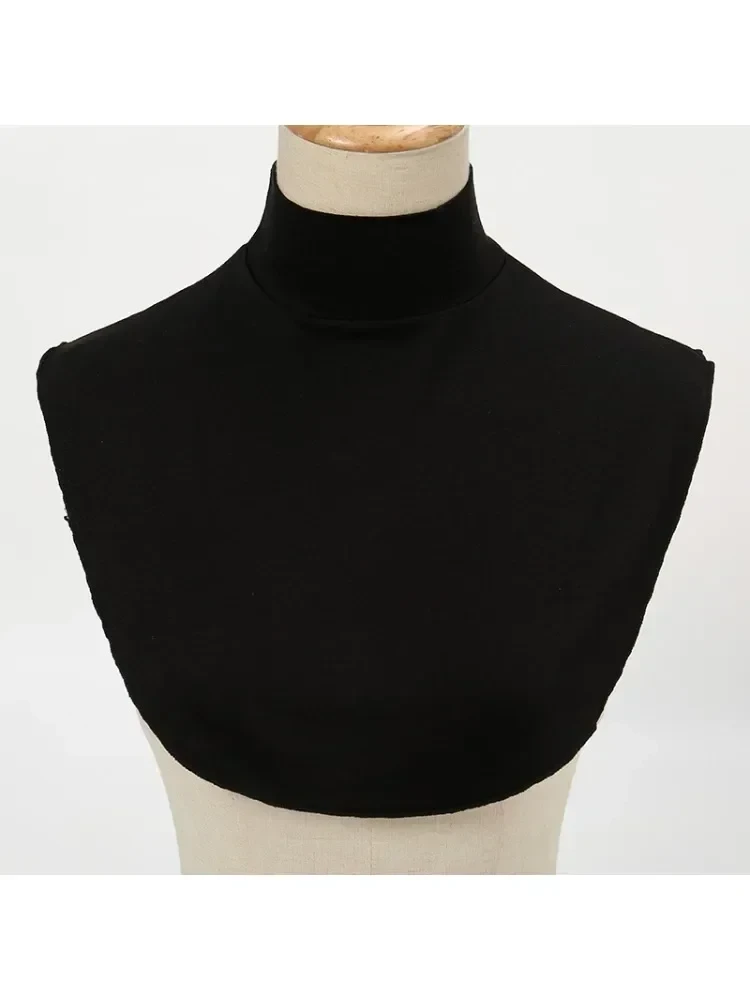 Solid Modal Turtleneck Fake Collar Extensions Neck Half Top Block Plain Winter Warmth High Neck Cover Clothing Accessories Gift - Afbeelding 5