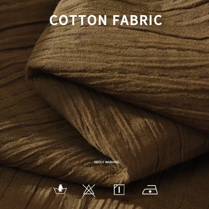 6801 Spring Autumn Japan Style Vintage Striped Shirts Loose Casual High Street Simple Fashion Lapel Long Sleeved Blouse Man - Afbeelding 3