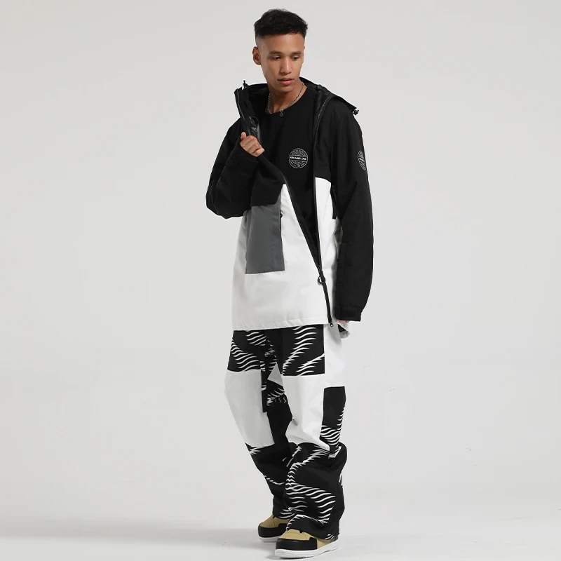 Women Ski Jacket Pant Men Snowboard Suit Winter Clothing Trouser Windproof Waterproof Outdoor Sport Wear for Couple Mountain Set - Afbeelding 4