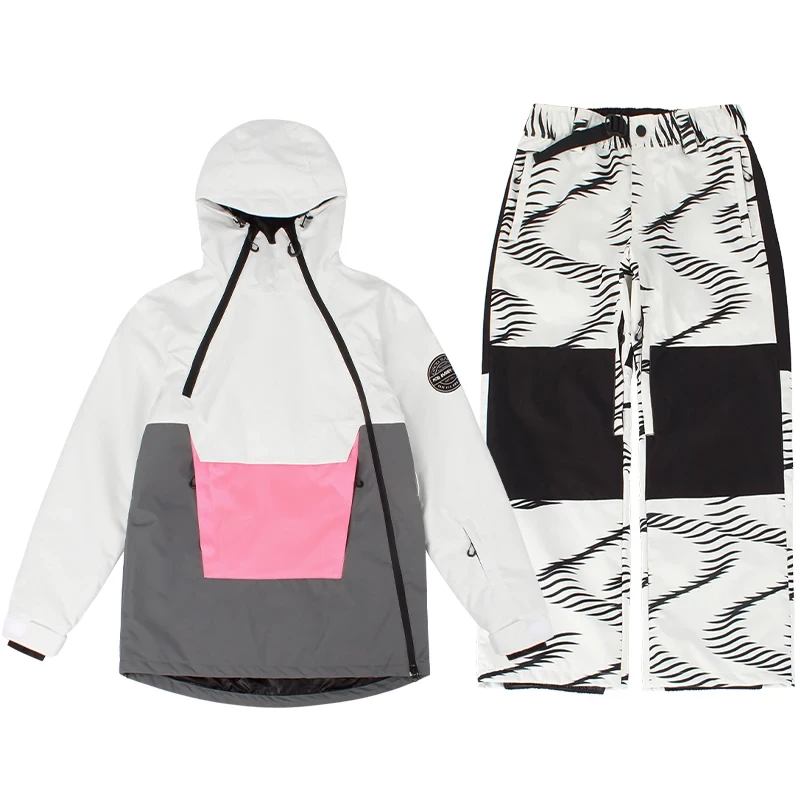 Women Ski Jacket Pant Men Snowboard Suit Winter Clothing Trouser Windproof Waterproof Outdoor Sport Wear for Couple Mountain Set - Afbeelding 20