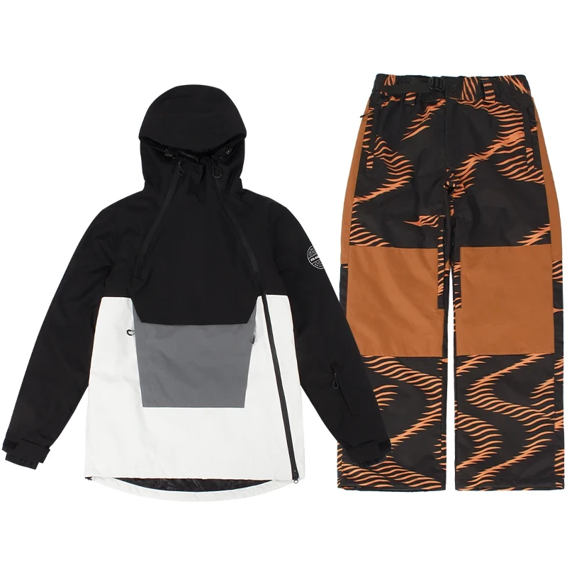 Women Ski Jacket Pant Men Snowboard Suit Winter Clothing Trouser Windproof Waterproof Outdoor Sport Wear for Couple Mountain Set - Afbeelding 16