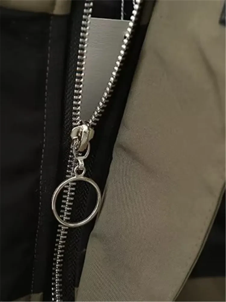 Plus Size Women's Clothing New Winter Jacket Long Sleeve Hooded Zipped Windproof Warm Coat With Cotton And Thickened Interlayer - Afbeelding 6