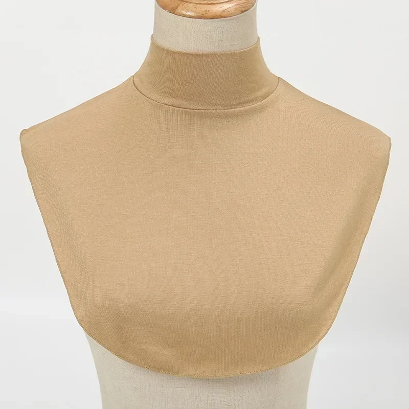 Solid Modal Turtleneck Fake Collar Extensions Neck Half Top Block Plain Winter Warmth High Neck Cover Clothing Accessories Gift - Afbeelding 13