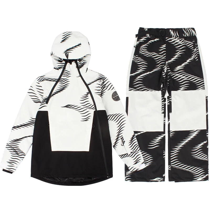 Women Ski Jacket Pant Men Snowboard Suit Winter Clothing Trouser Windproof Waterproof Outdoor Sport Wear for Couple Mountain Set - Afbeelding 8