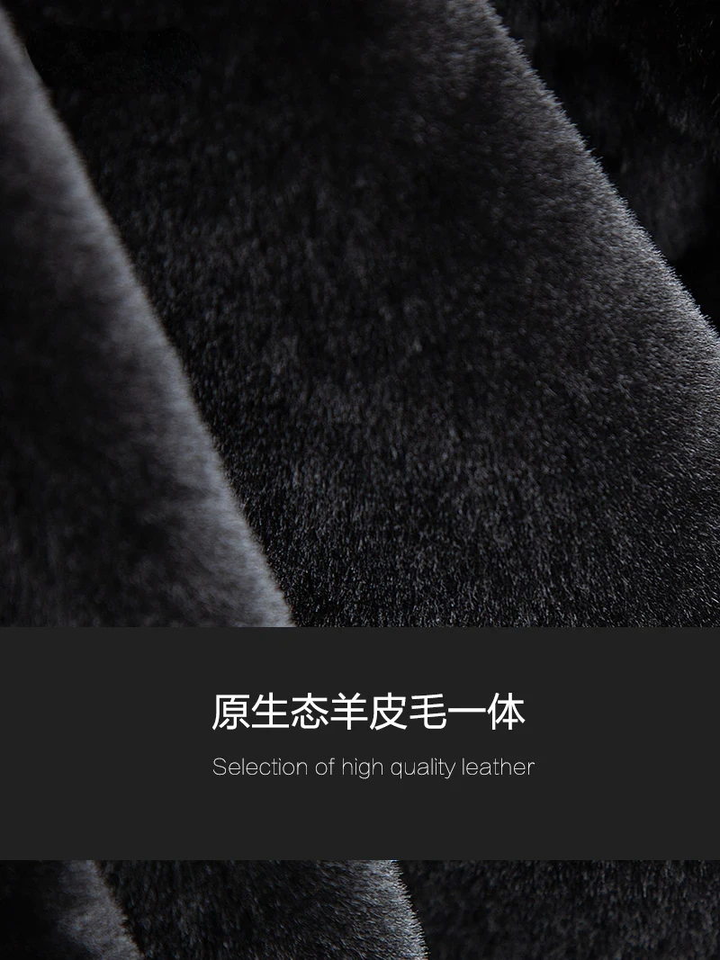 Original Sheepskin Fur Integrated Coat Men's Hooded Fur Jacket Short Casual Winter Mens Leather Jackets Thick Male Clothing FCY - Afbeelding 6