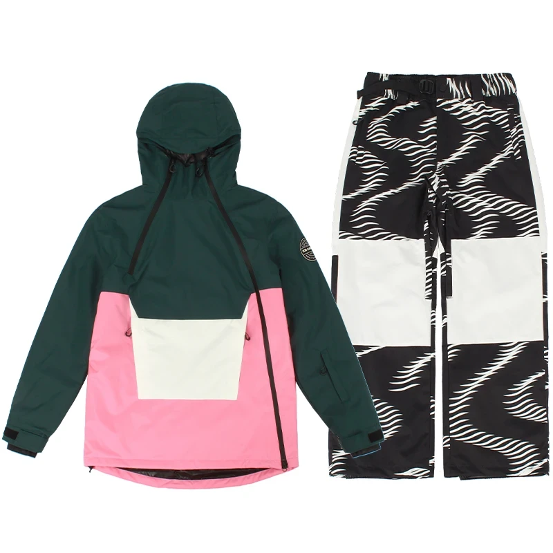 Women Ski Jacket Pant Men Snowboard Suit Winter Clothing Trouser Windproof Waterproof Outdoor Sport Wear for Couple Mountain Set - Afbeelding 19